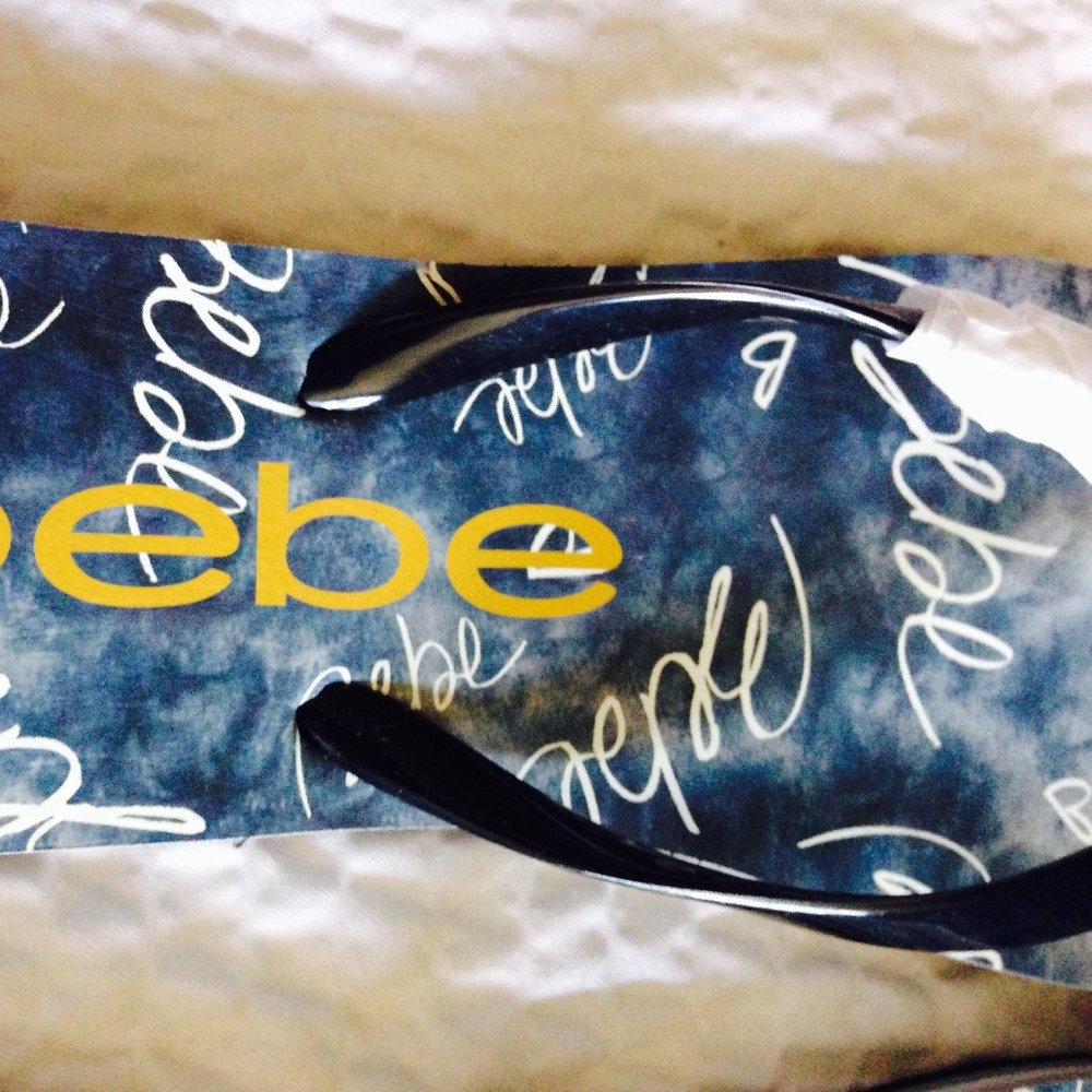 Bebe Tamia Logo Sandals/Flip flops For Women - Picture 8 of 15
